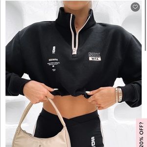 White Fox x Sarah’s Day Undercard Cropped Sweater